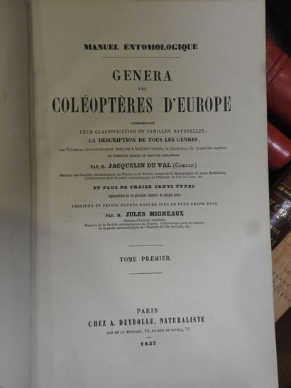 [ENTOMOLOGY]
13 volumes from the 19th century...