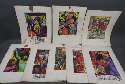ESTAMPES PAR PIERRE AMBROGIANI (1907-1985)]
9...