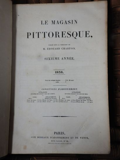 Le Magasin Pittoresque, 1833-42, 10 premiers...