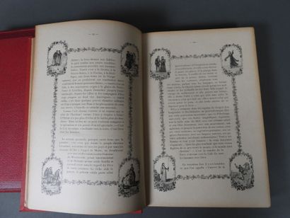 Geography by Bong, 1914, large folio volumes,...