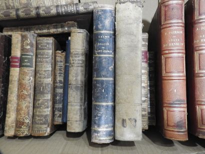 RELIURE
Environ 20 volumes reliés XIXème...
