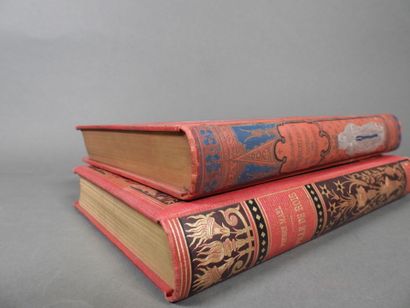 Geography by Bong, 1914, large folio volumes,...