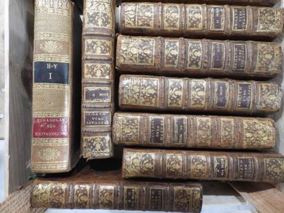 RELIURES- SCIENCES 
19 vol. in-12 en reliure...