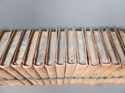 Approximately 22 16mo volumes in half-leather...