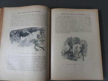[RABELAIS-ROBIDA]
Works, 2 vols., in-4, half-basane...