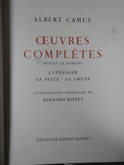 Albert Camus - Complete Works, lithographs...
