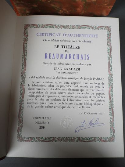 [BEAUMARCHAIS - GRADASSI]
The Plays of Beaumarchais....