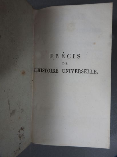 ANQUETIL
Précis de l'Histoire Universelle...