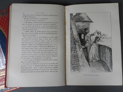 Geography by Bong, 1914, large folio volumes,...
