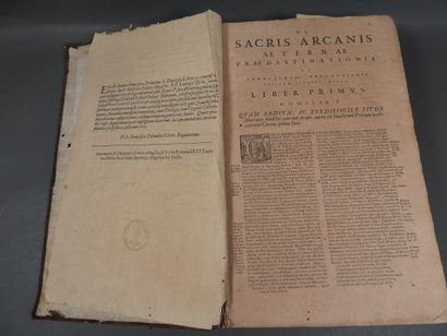 [De sacris arcanis aeternae praedestinationis...