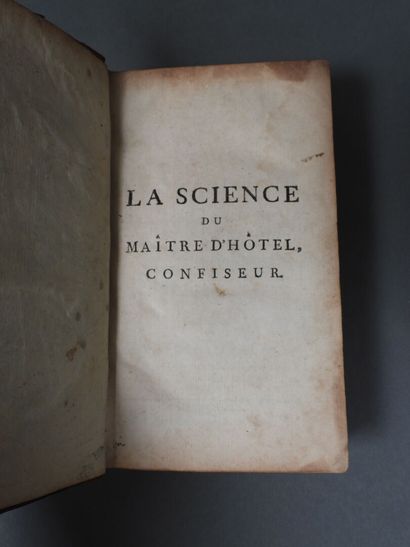 La Science du Maître d'Hôtel confiseur….
Paris,...