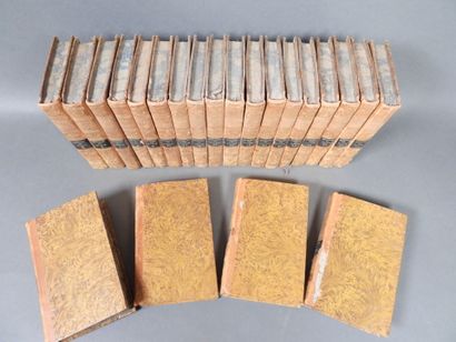 Approximately 22 16mo volumes in half-leather...