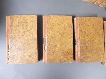 Approximately 22 16mo volumes in half-leather...