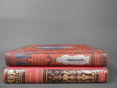 Geography by Bong, 1914, large folio volumes,...