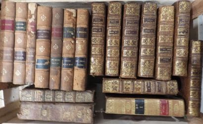 RELIURES- SCIENCES 
19 vol. in-12 en reliure...
