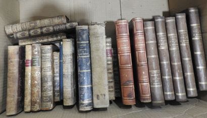 RELIURE
Environ 20 volumes reliés XIXème...