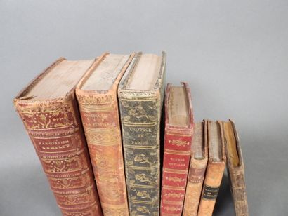Approximately 7 religious volumes in various...