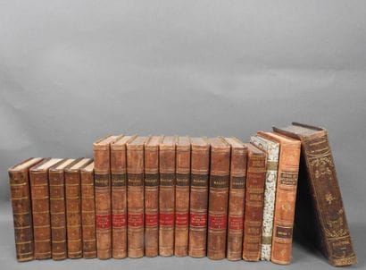 Approximately 18 volumes in 19th-century...