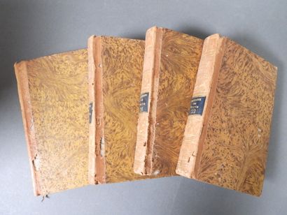 Approximately 22 16mo volumes in half-leather...