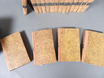 Approximately 22 16mo volumes in half-leather...
