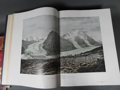 Geography by Bong, 1914, large folio volumes,...