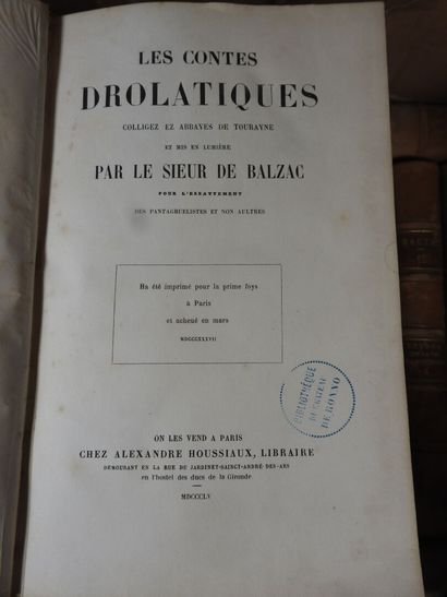 Balzac, *La Comédie Humaine*, Houssiaux,...