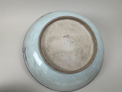 ASIE, XXe.
Deux plats circulaires creux en...