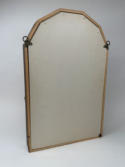Petite vitrine murale en bois façon loupe...