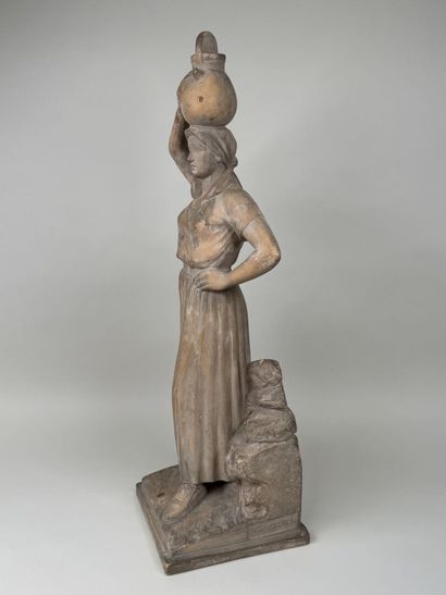 Antoine Elie OTTAVY (1887-1951). 
La porteuse...