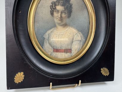 École, XXe.
Portrait de femme.
Importante...