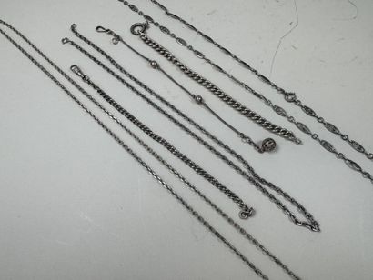 Ensemble de 3 bracelets et 3 colliers en...