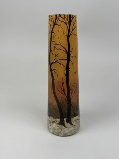 François-Théodore LEGRAS (1839-1916), d'après.
Vase...