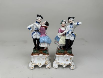 Paris, fin XIXe-début XXe.
Paire de pique-plumes...