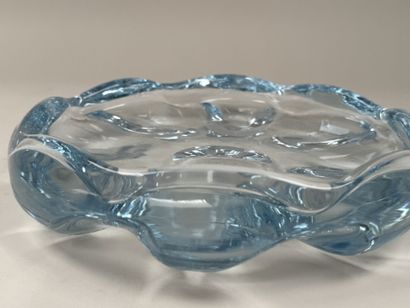 Grand vide-poche en cristal moulé, pressé...