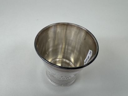 Timbale en argent 950/1000, poinçon Minerve,...