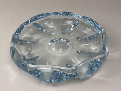 Grand vide-poche en cristal moulé, pressé...