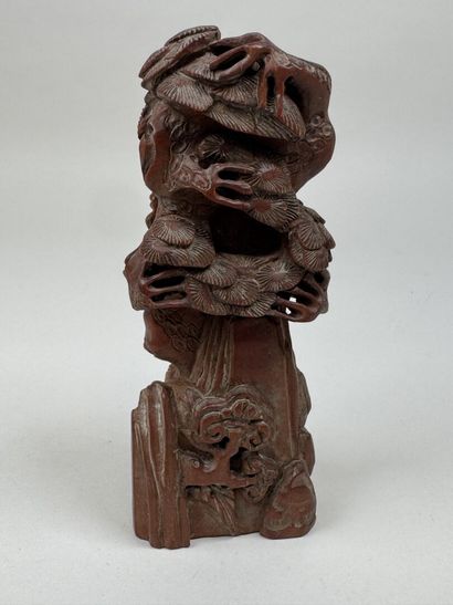ASIE, XXe.
Personnages sous un arbre.
Sujet...