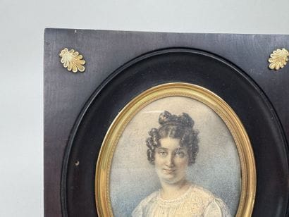 École, XXe.
Portrait de femme.
Importante...