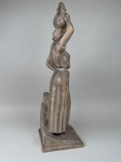 Antoine Elie OTTAVY (1887-1951). 
La porteuse...
