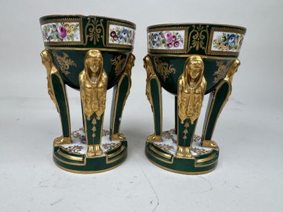 Manufacture Impériale de SEVRES.
Paire de...