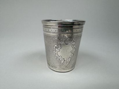 Timbale en argent 950/1000, poinçon Minerve,...