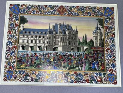 Jean GRADASSI (1907-1989).
BLOIS - CHAMBORD...