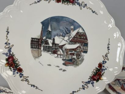 SARREGUEMINES, France.
Modèle OBERNAI.
Partie...