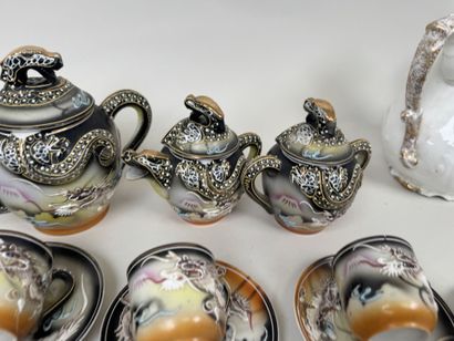 Lot comprenant :
- JAPON, SATSUMA, XXe.
Partie...