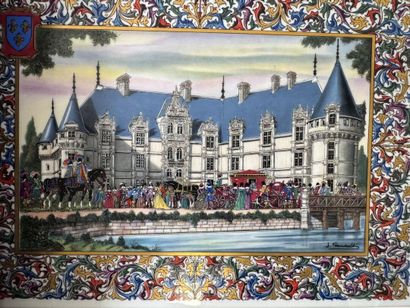 Jean GRADASSI (1907-1989).
BLOIS - CHAMBORD...