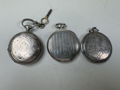 OMEGA et divers.
Trois montres de gousset...