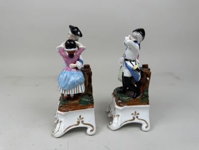 Paris, fin XIXe-début XXe.
Paire de pique-plumes...