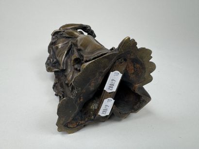 École, XIXe.
Déesse.
Sculpture en bronze...