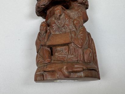 ASIE, XXe.
Personnages sous un arbre.
Sujet...