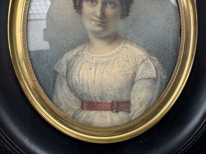 École, XXe.
Portrait de femme.
Importante...